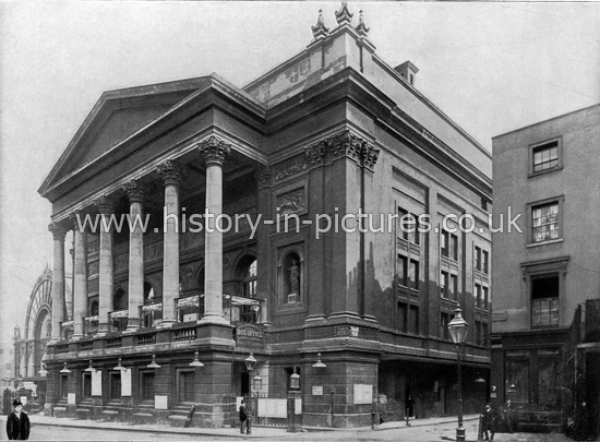 Covent Garden Theatre, Bow Street, London. c.1890's.